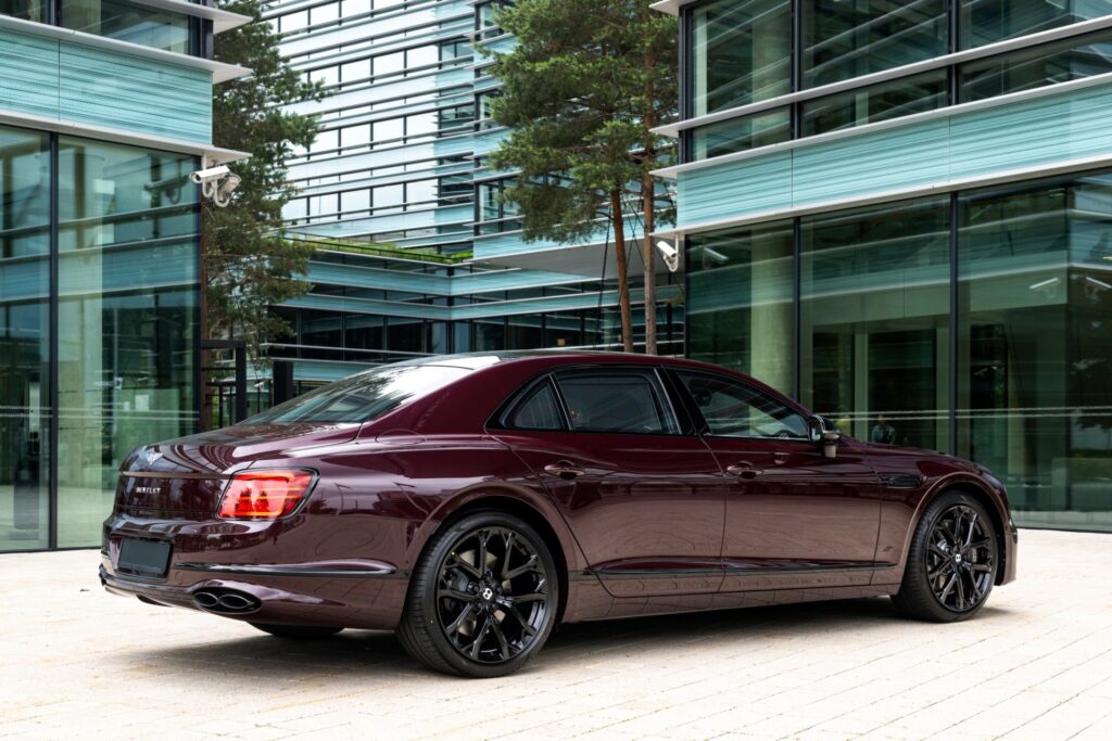 Bentley Flying Spur Rear 2 Burgundy