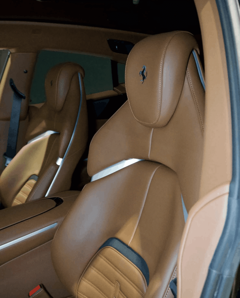 Ferrari Purosangue Black Interior 3