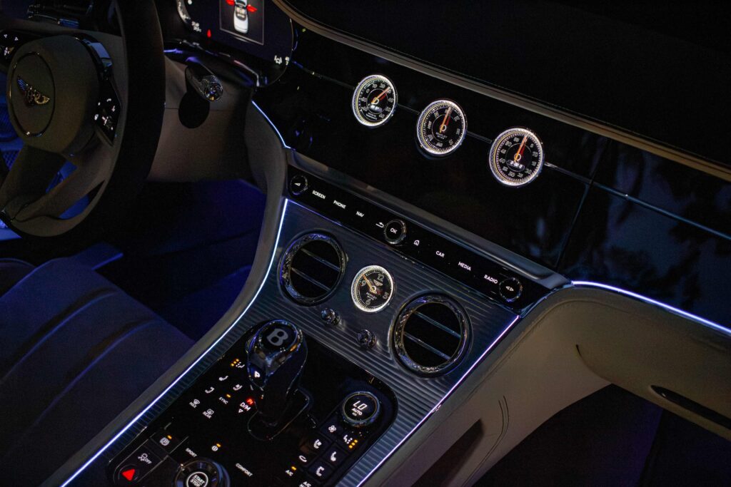 Bentley GTC Speed Blue Interior 7