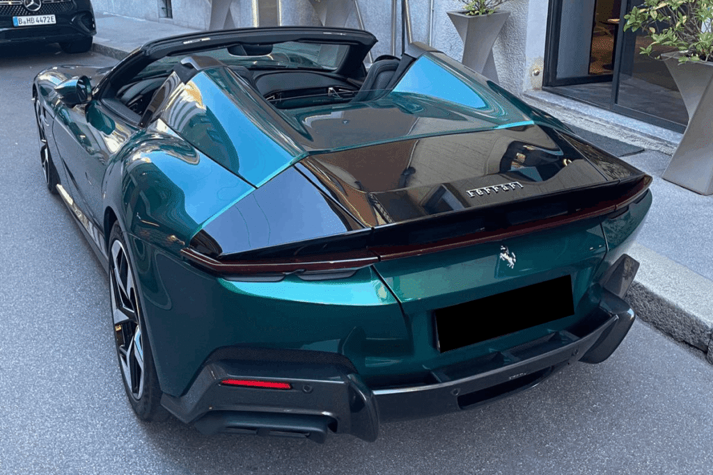 Ferrari 12Cilindri Spider Green Rear 5