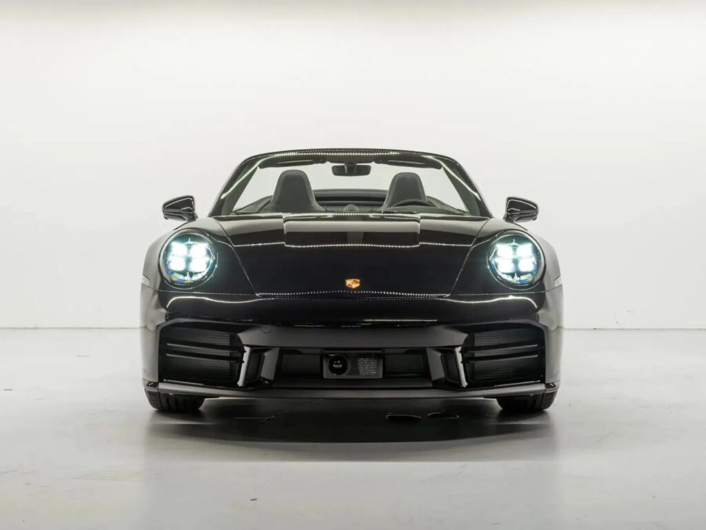 Porsche 911 Carrera Convertible 992.2 Front 2 Black