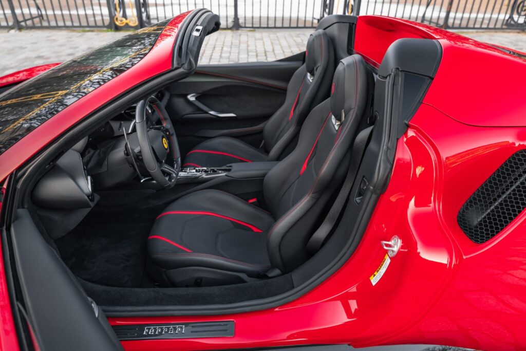 Ferrari 296 GTS Red Interior 4