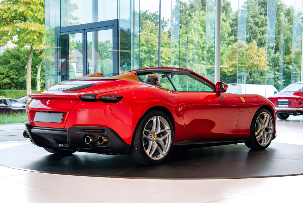 Ferrari Roma Spider Red Rear